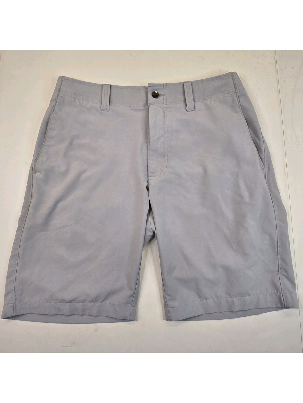 Callaway Men's Golf Shorts 38W Gray 10" Inseam Stretch Flat Front
